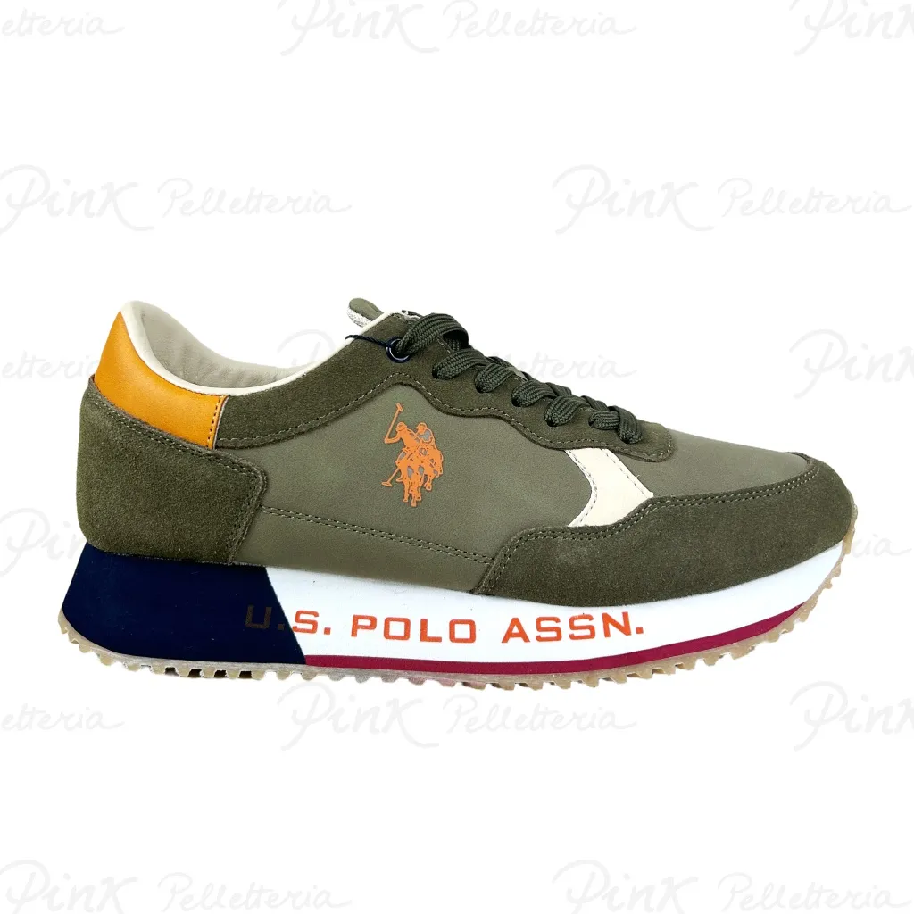 -U.S. POLO ASSN. Cleef Sneaker Uomo CLEEF006M/DUS1 MIL-DOR01