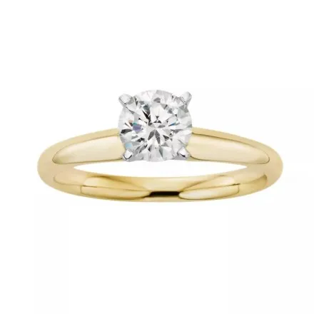 Anello Fidanzamento Oro Giallo Damiani Diamante 0.50 carati