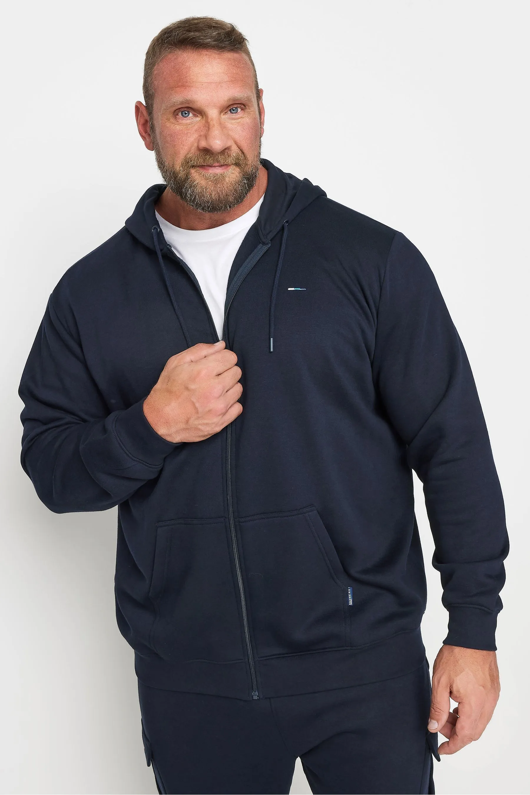 BadRhino Big & Tall Essential Zip-Up Hoodie    