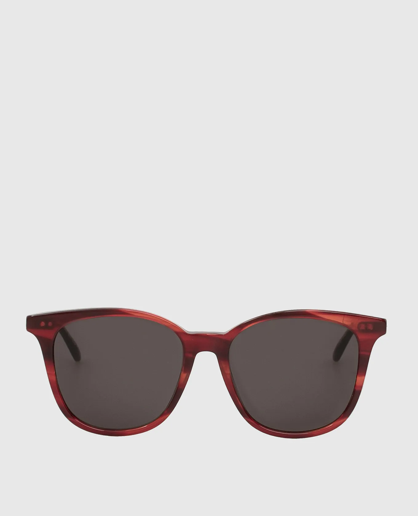 Bottega Veneta Occhiali da sole bordeaux con dettagli intrecciati BV0132S30001672