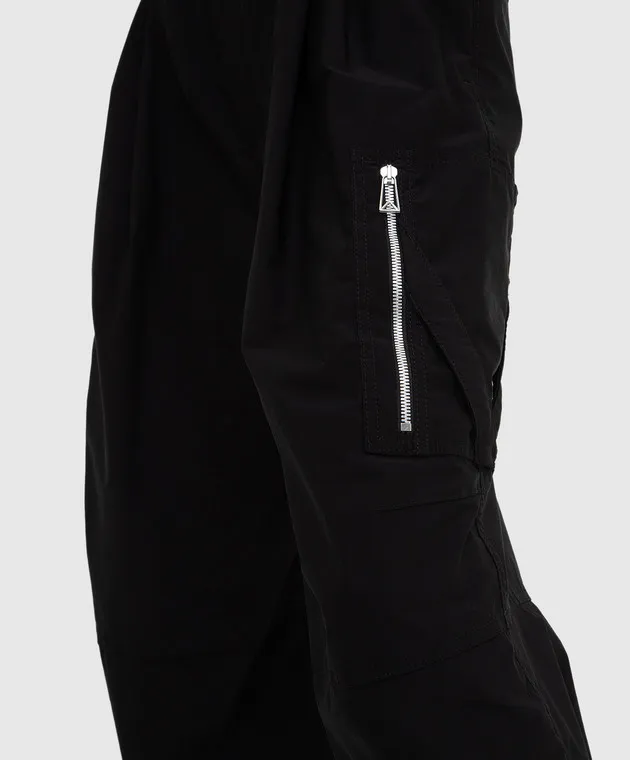 Bottega Veneta Pantaloni a banana neri CambiaClear 679546V19S0