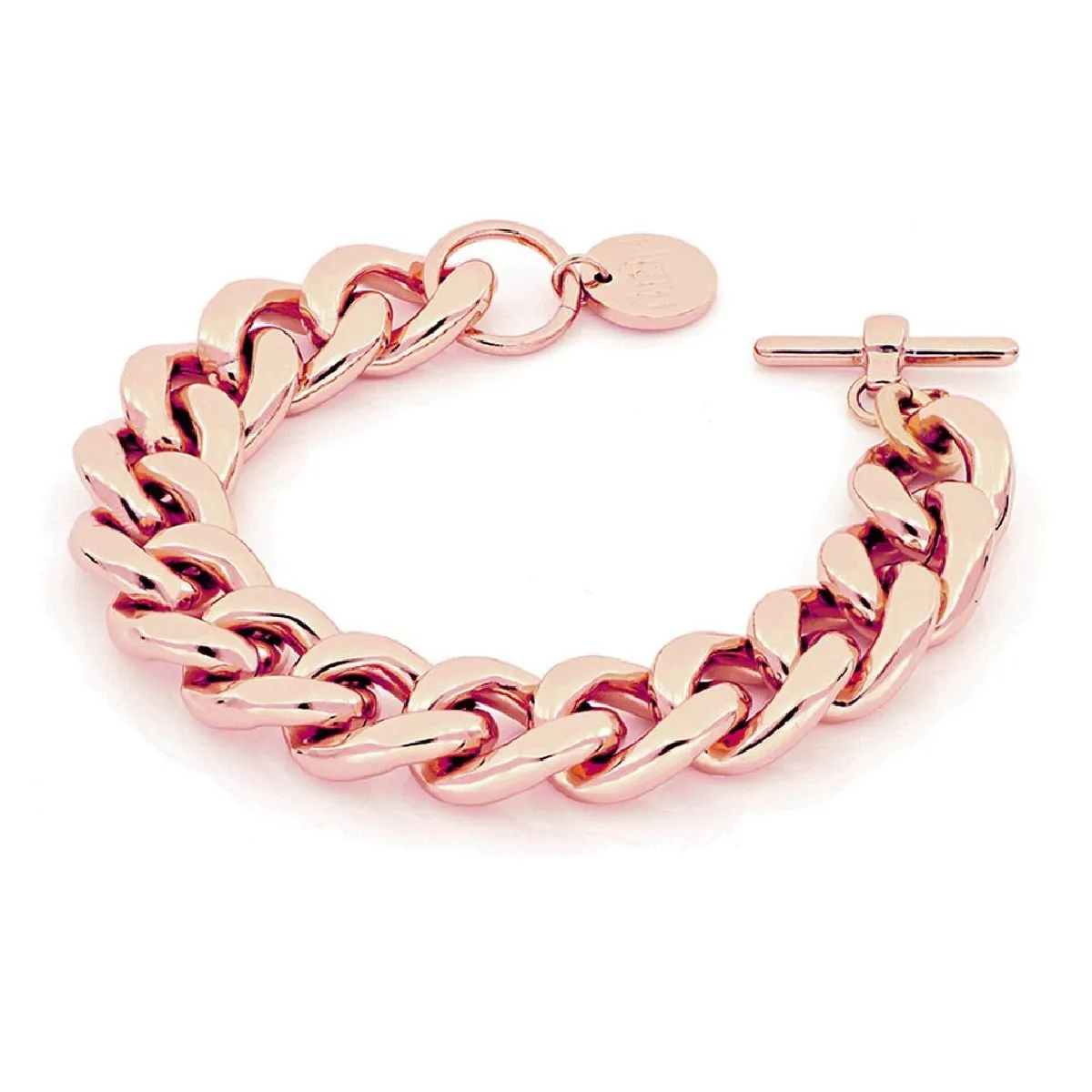 Bracciale Groumette in bronzo dorato rosa