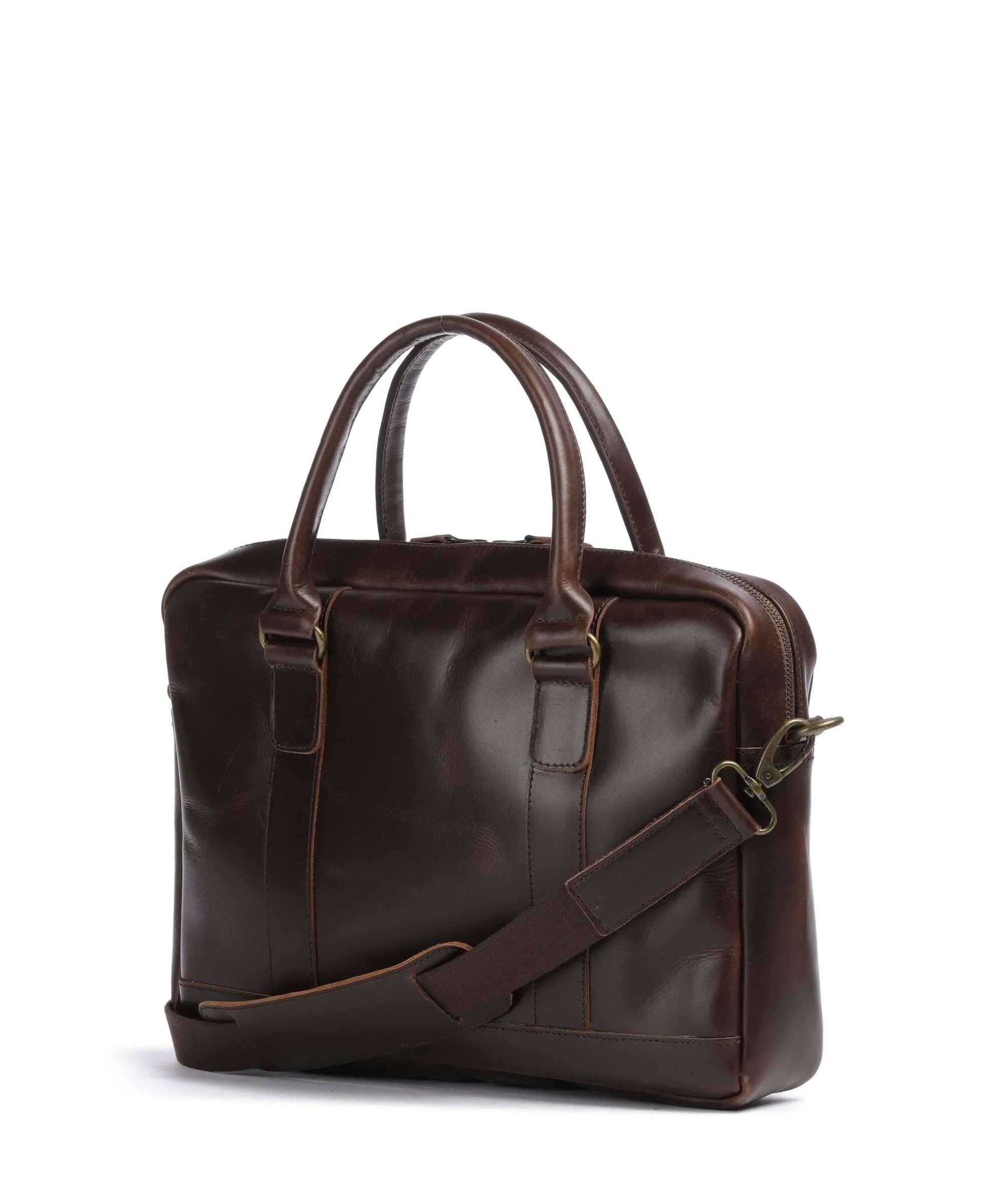  Buckle & Seam Everett Cartella 15″ pelle bovina marrone  