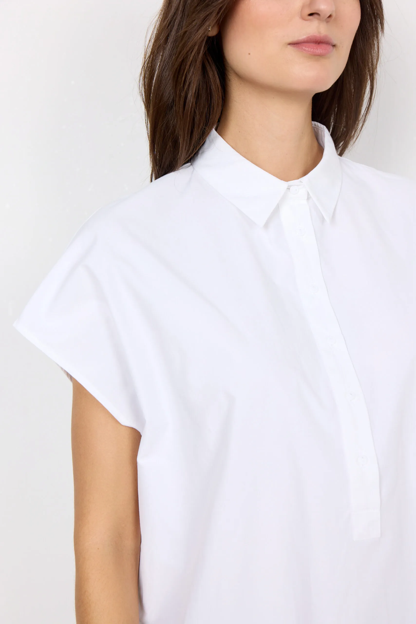 Camicia leggera bianco e nero