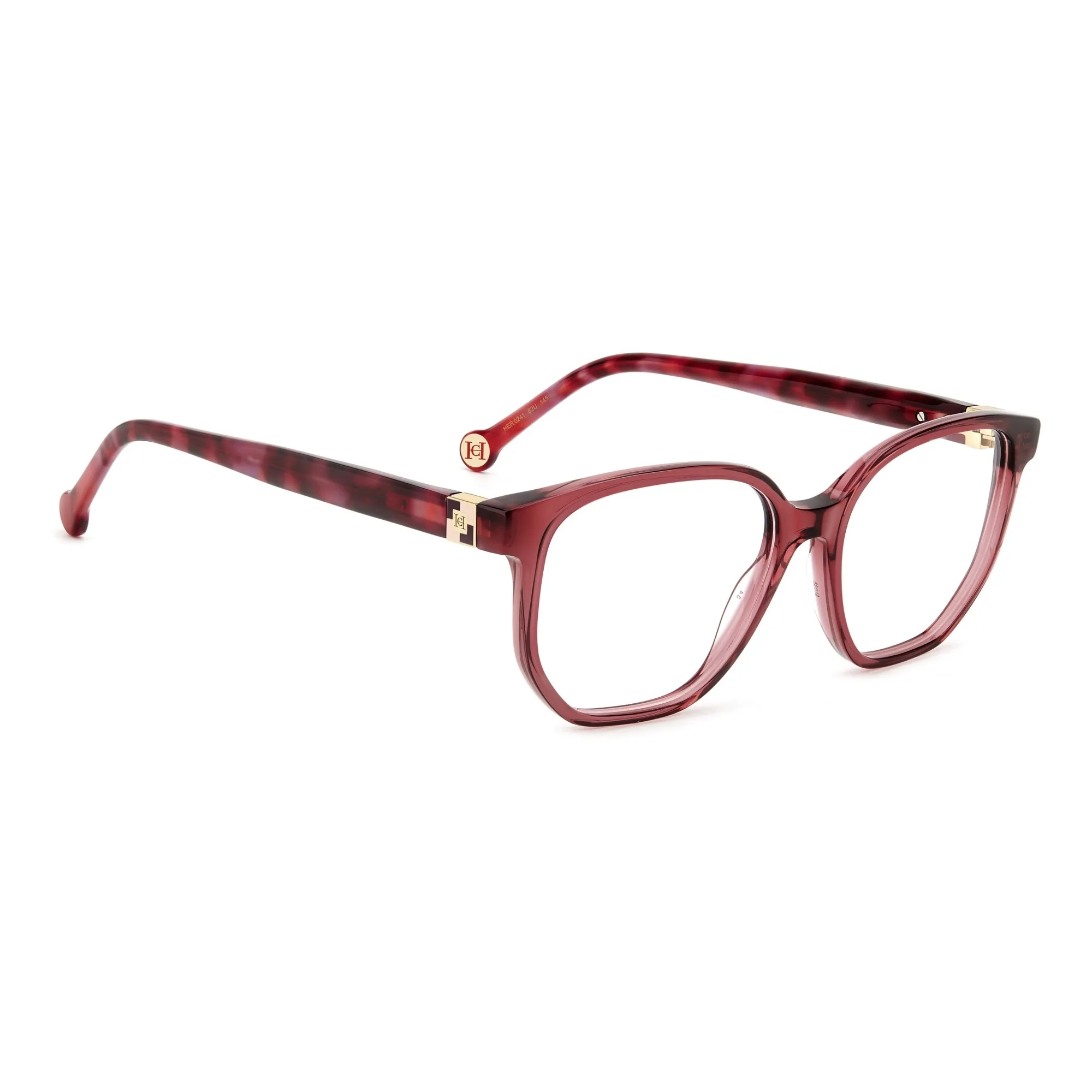   Carolina Herrera HER 0241 - 82U Avana Rosso Bordeaux | Occhiale Da Vista Donna 