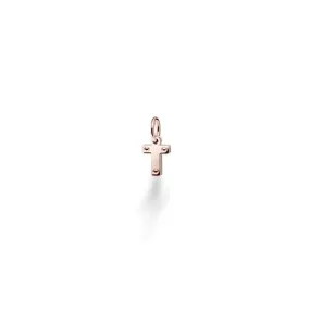 Charm Le Bebè in Oro Rosa e Argento con Lettera T – Lock Your Love – LBB170-T