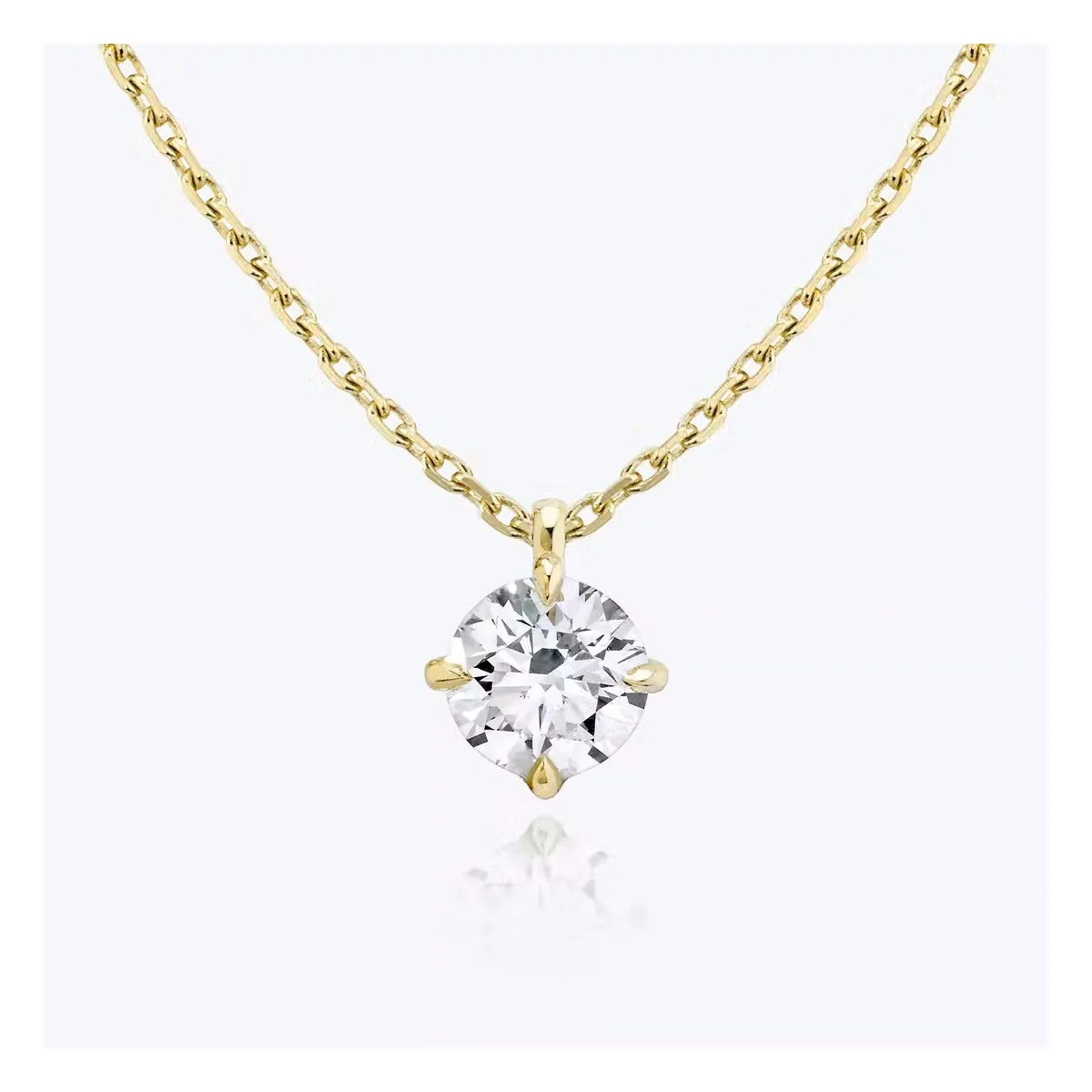 Ciondolo Punto Luce Diamante 0.50 carati in oro giallo SG61349