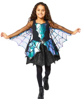 Costume da principessa ragno per bambini blu