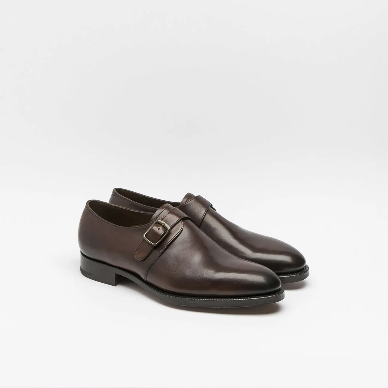 Edward Green Mono fibbia Edward Green Welland in pelle marrone