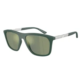   Emporio Armani EA 4237 - 61906R Verde Scuro Opaco | Occhiale Da Sole Uomo 