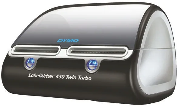 Etichettatrice Dymo LabelWriter 450 TwinTurbo, largh. 56mm max, spina tipo C - EU