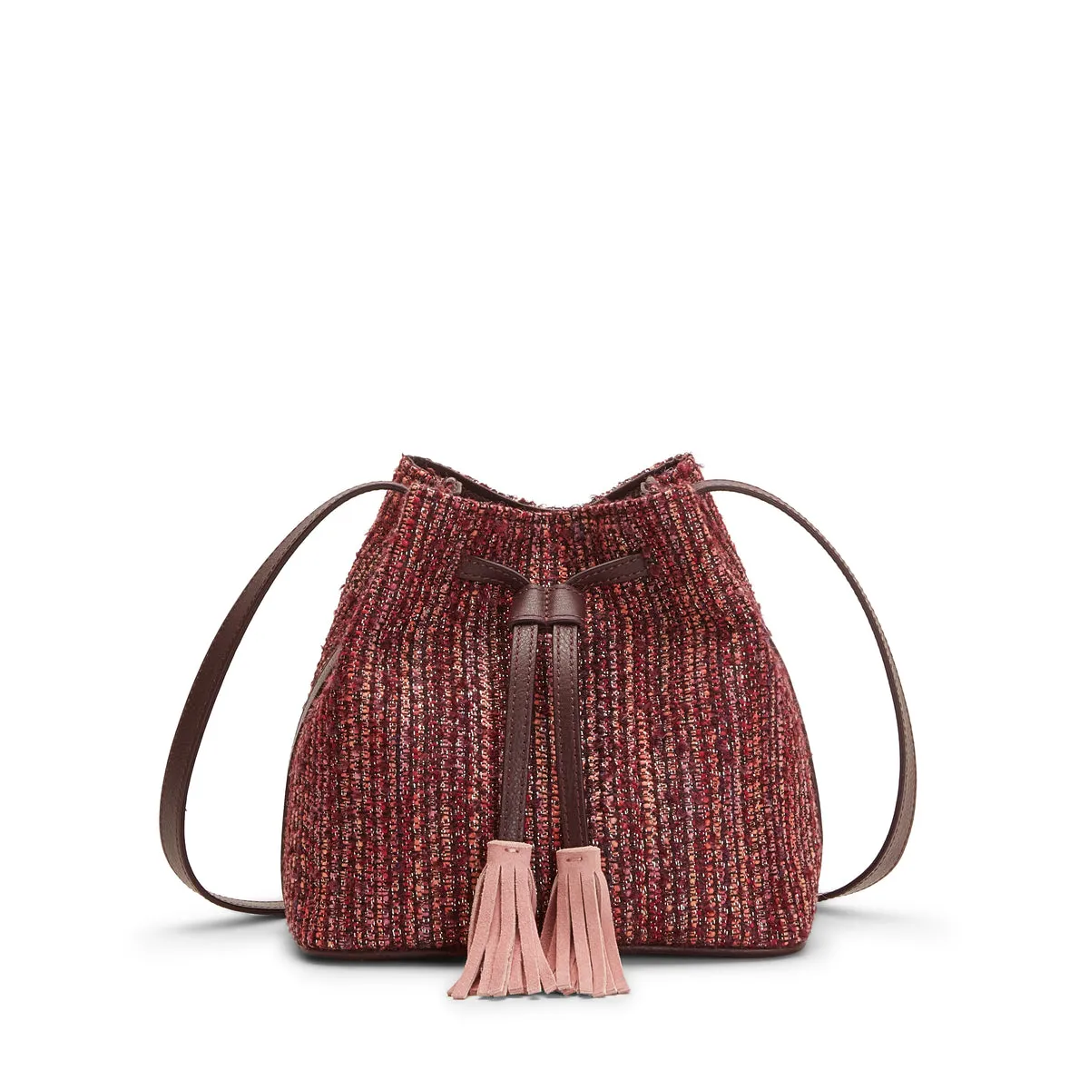 Fabric bucket bag
