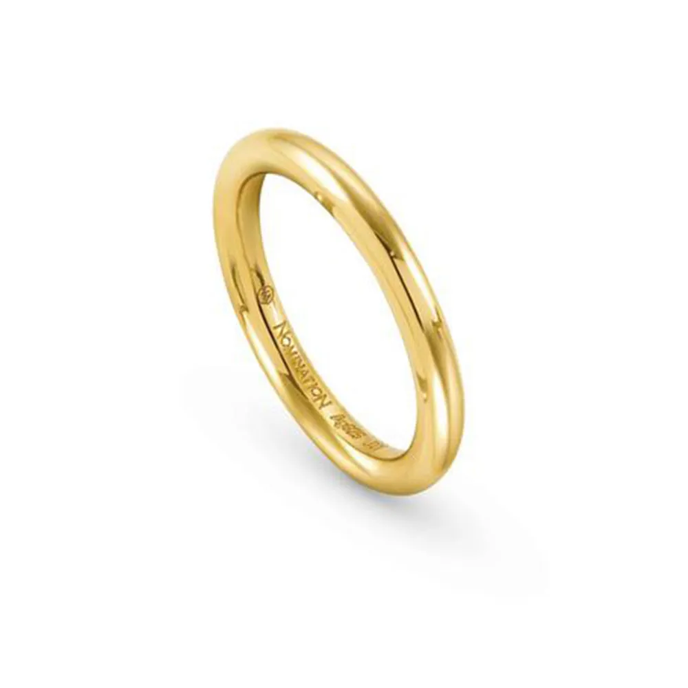 Fedina Donna Argento Liscio Oro Giallo Endless Nomination