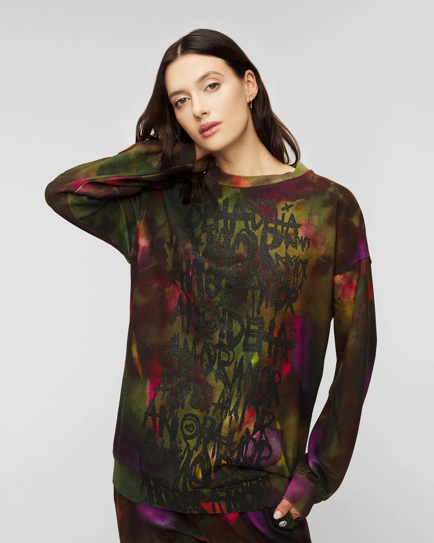 Felpa in cotone organico da donna Deha d93403-87701