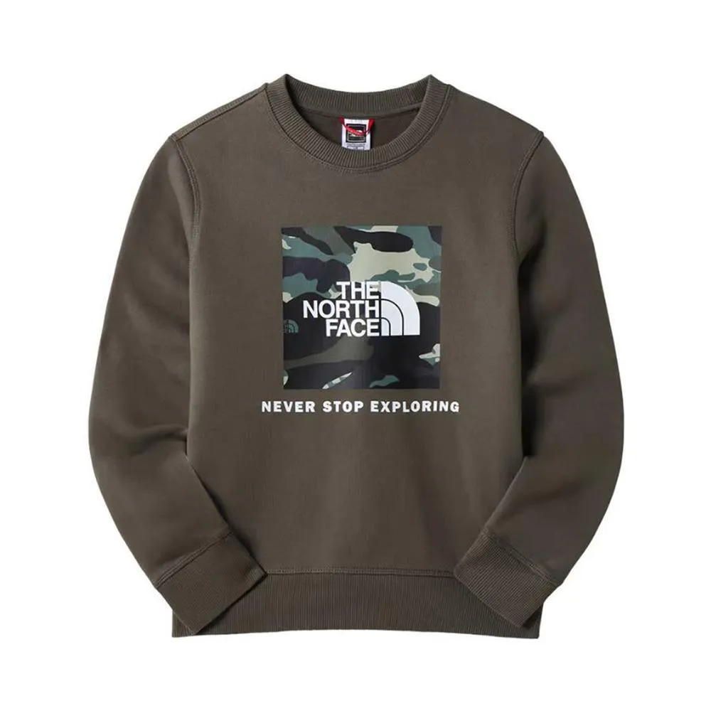  FELPA THE NORTH FACE. VERDE MILITARE 