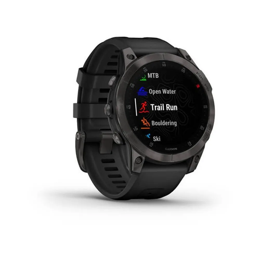 Garmin Orologio Gps Epix Sapp 47Mm Nero Grigio Titanio