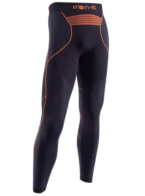 IRON-IC PANTA LUNGO RUNNING BLACK - UOMO PERFORMANCE - 600260NERO