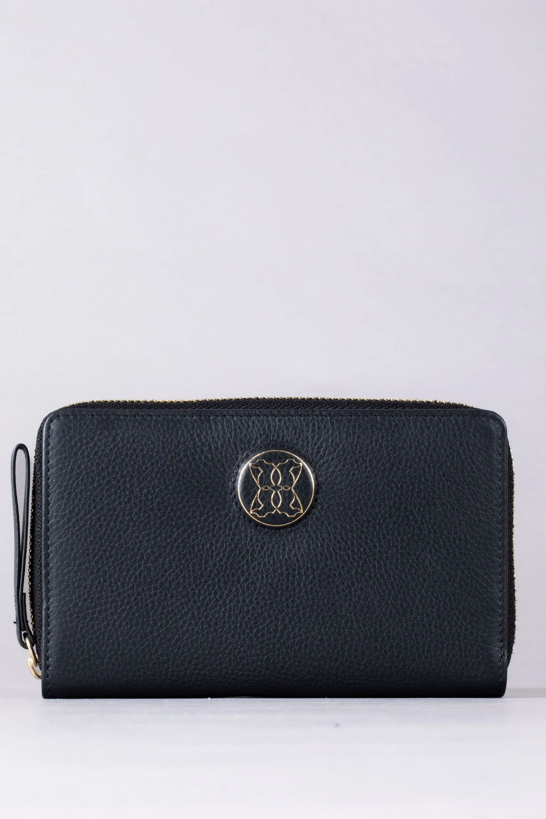 Lakeland Leather Large Icon Embossed Zip Purse    