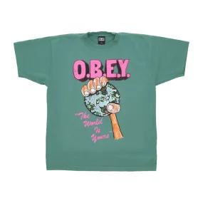 maglietta uomo the world is yours heavyweight tee PALM LEAF