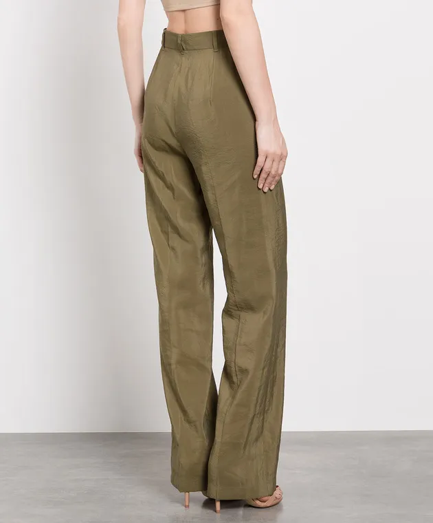 Max Mara Pantaloni Polis Oliva POLIS