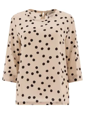 Max Mara S Blusa Arturo Stampato Crêpe de Chine