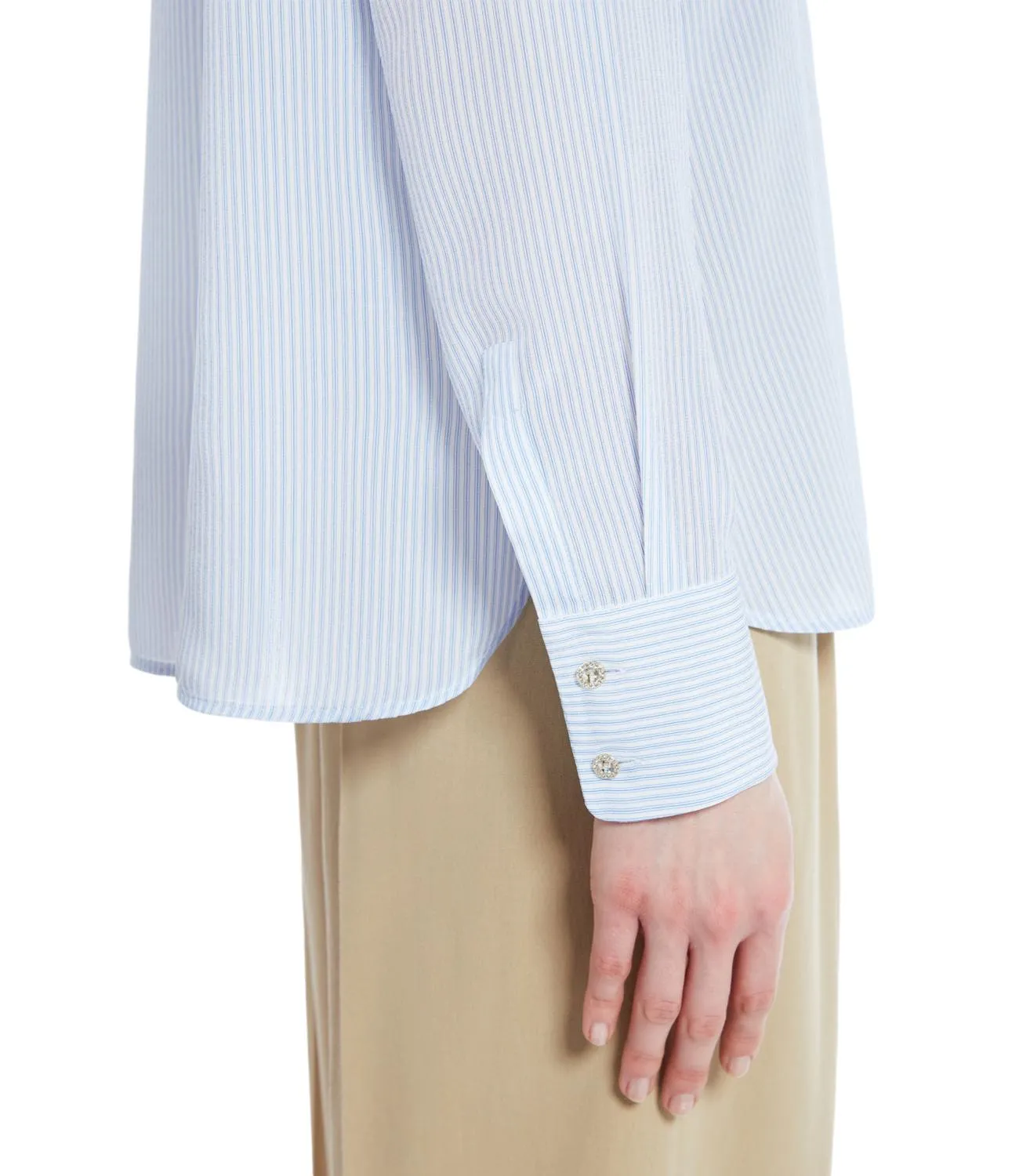 Max Mara Studio camicia Pagine azzurro donna