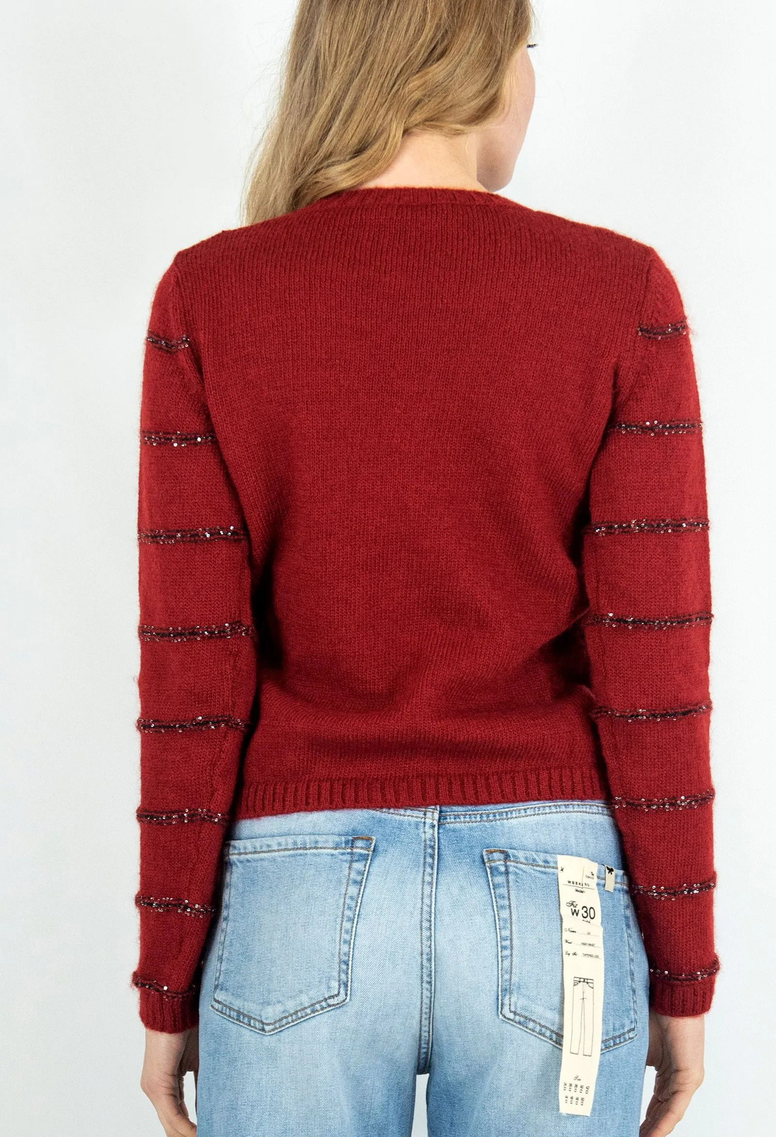 MAX MARA WEEKEND maglia in filato mohair NOBILE variante 004 colore Rubino