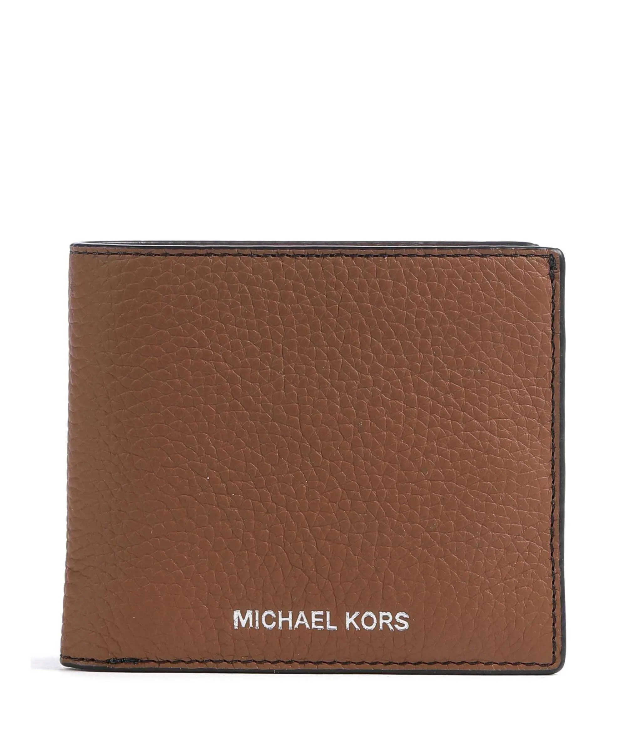  Michael Kors Hudson Portafoglio pelle di vacchetta grana marrone  