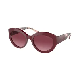   Michael Kors MK 2204U Brussels 39498H Rosso Scuro Trasparente | Occhiale Da Sole Donna 