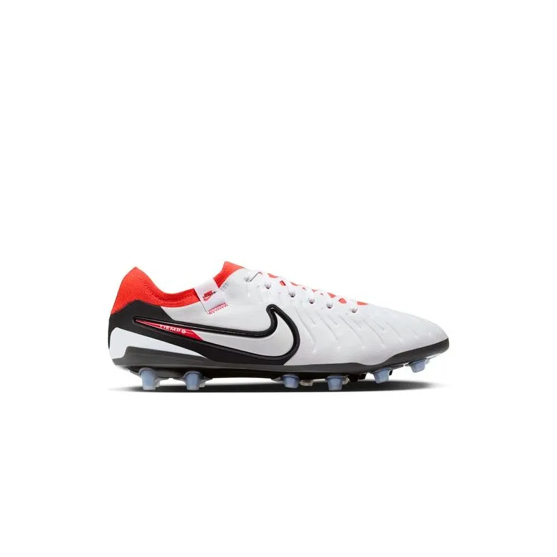 NIKE TIEMPO LEGEND 10 PRO AG SCARPA CALCIO - READY PACK - BIANCO/ROSSO/NERO