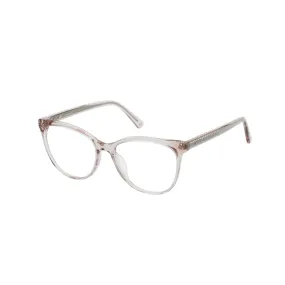   Nina Ricci VNR342 - 0D48 Rosa Trasparente Lucido | Occhiale Da Vista Donna 