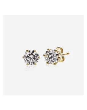 Orecchini Anniversario oro giallo 18k diamanti 1.40 carati SG33173