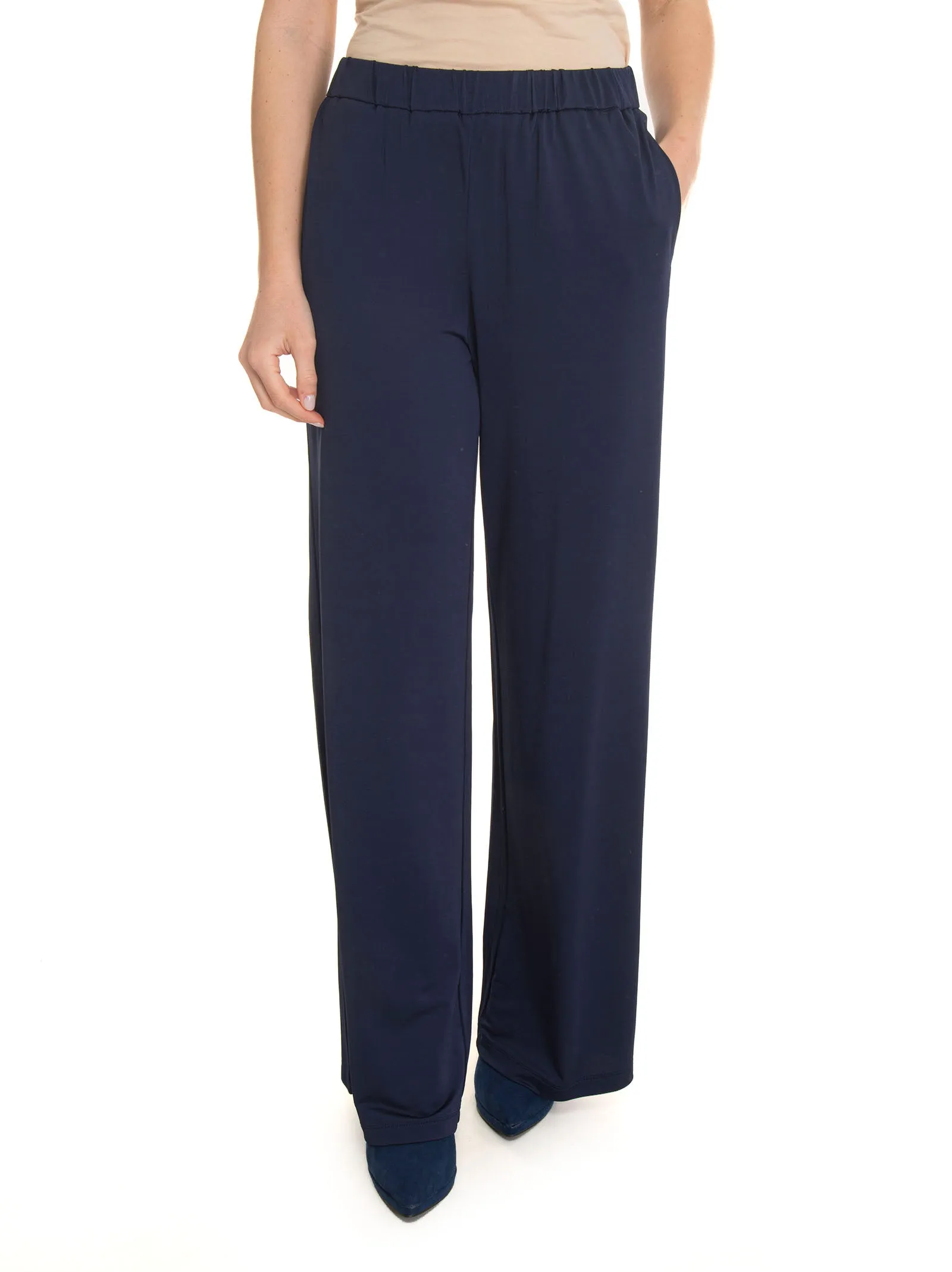 Pantalone in jersey Input Blu Pennyblack Donna
