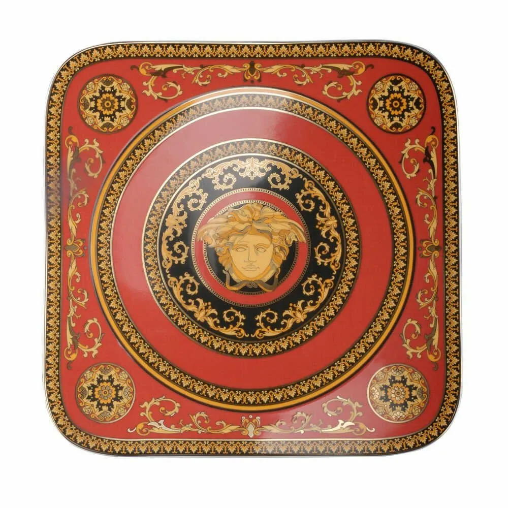 Piatto Segnaposto”Medusa Red” Rosenthal Versace 33 cm