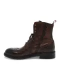 Polacco Jp David STILE INGLESE in pelle cuoio e marrone