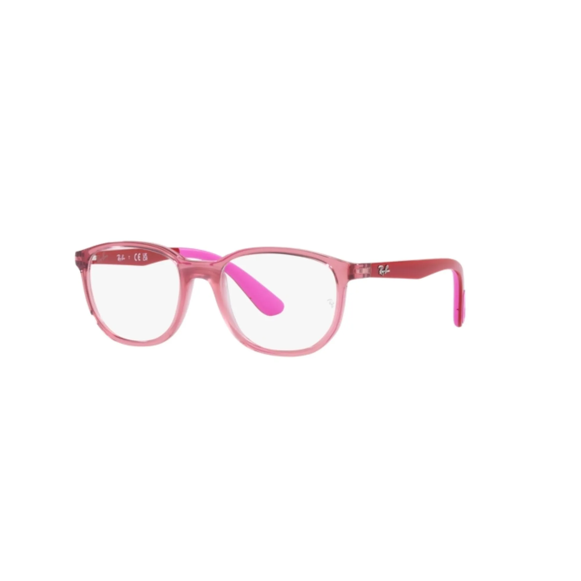  Ray-Ban Junior RY 1619 - 3777 Rosa Trasparente | Occhiale Da Vista Bambino Unisex 