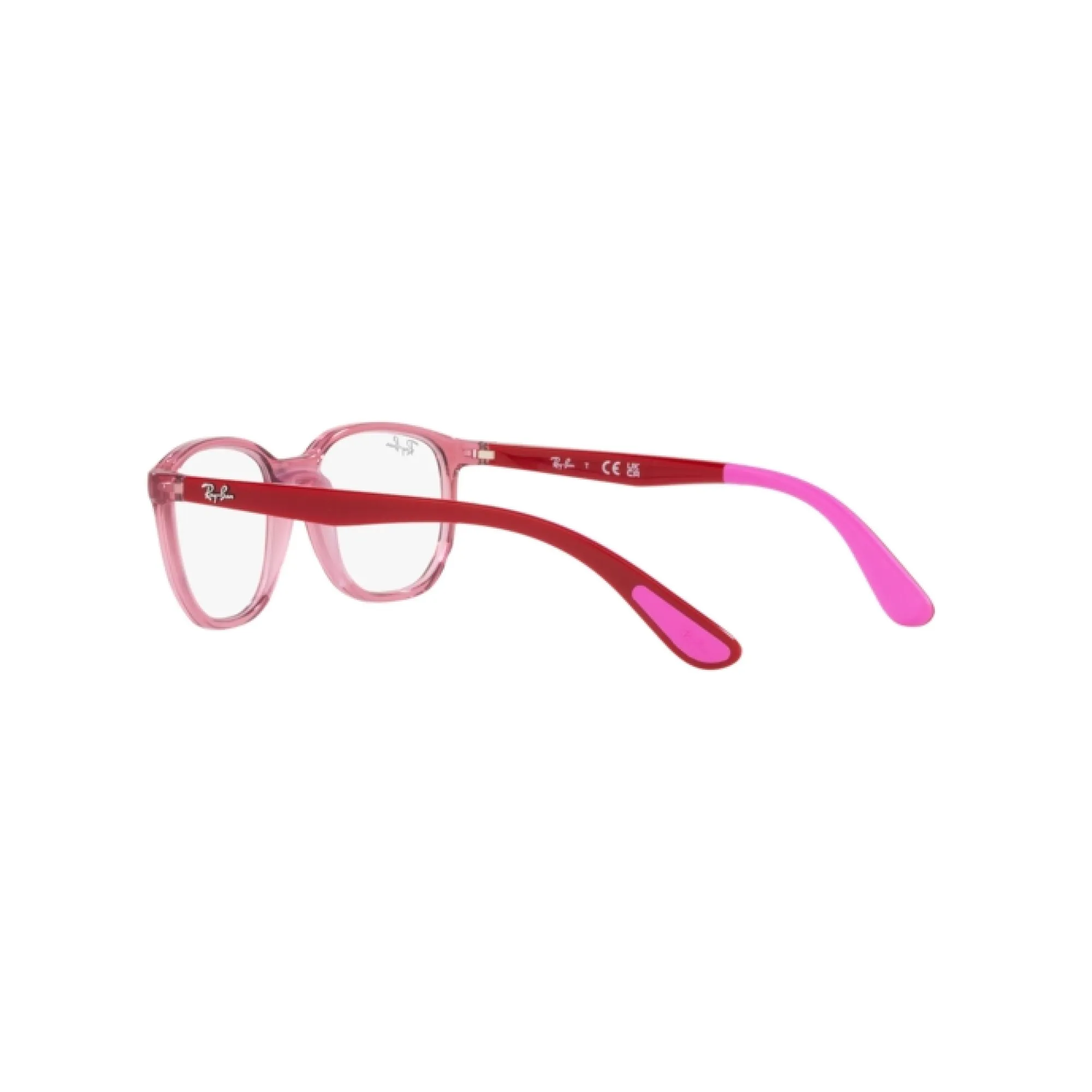   Ray-Ban Junior RY 1619 - 3777 Rosa Trasparente | Occhiale Da Vista Bambino Unisex 