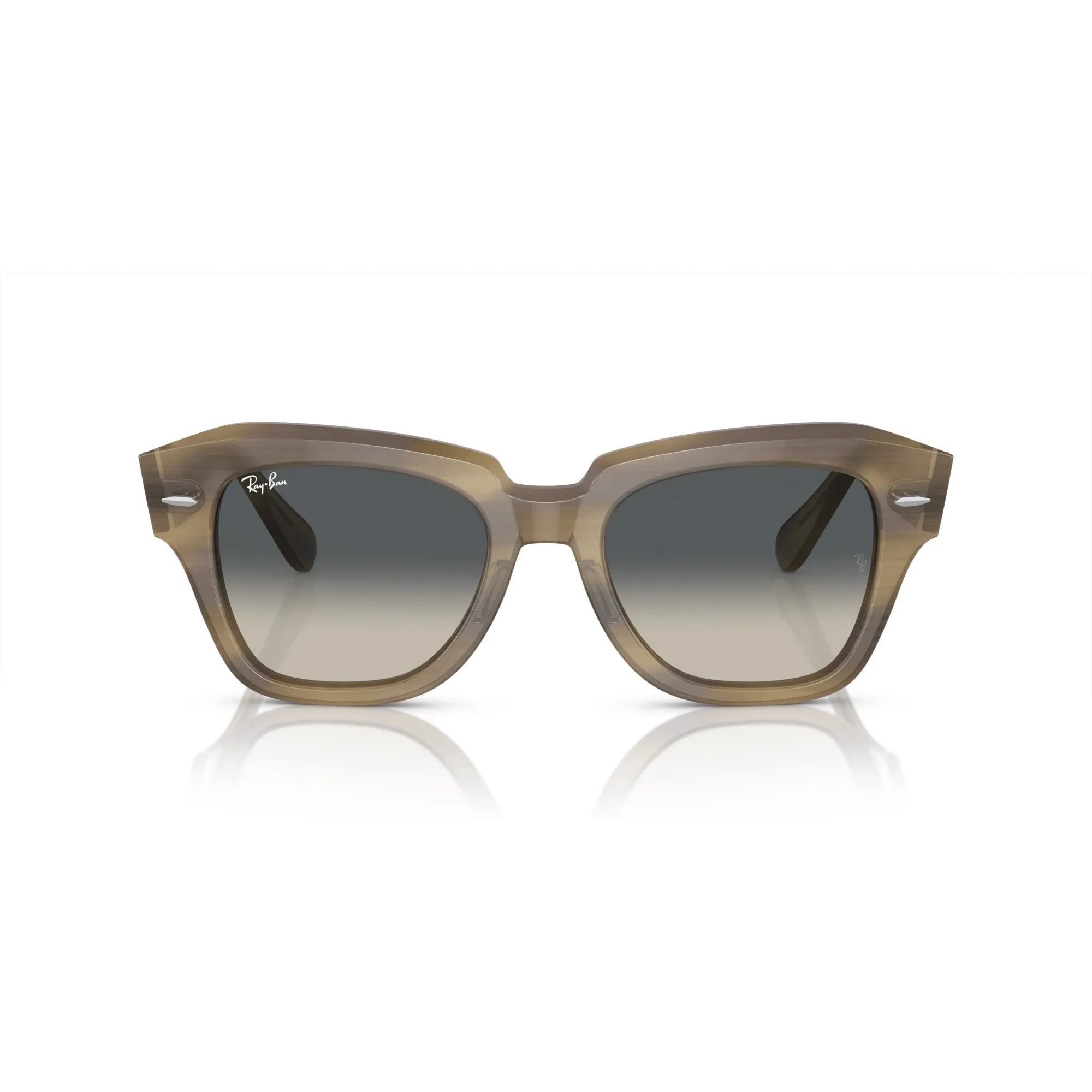   Ray-Ban RB 2186 State Street 140571 Striped Green | Occhiale Da Sole Unisex 