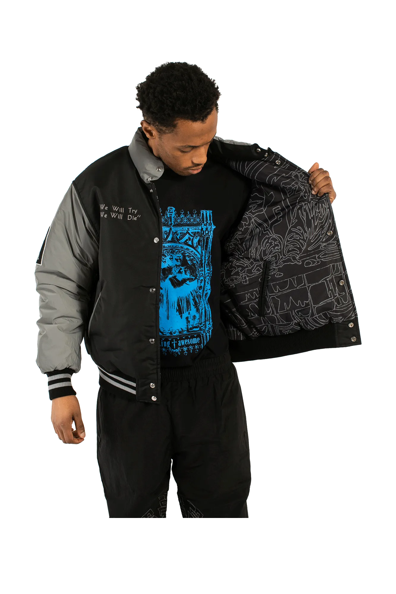 Refflective Varsity Puffer