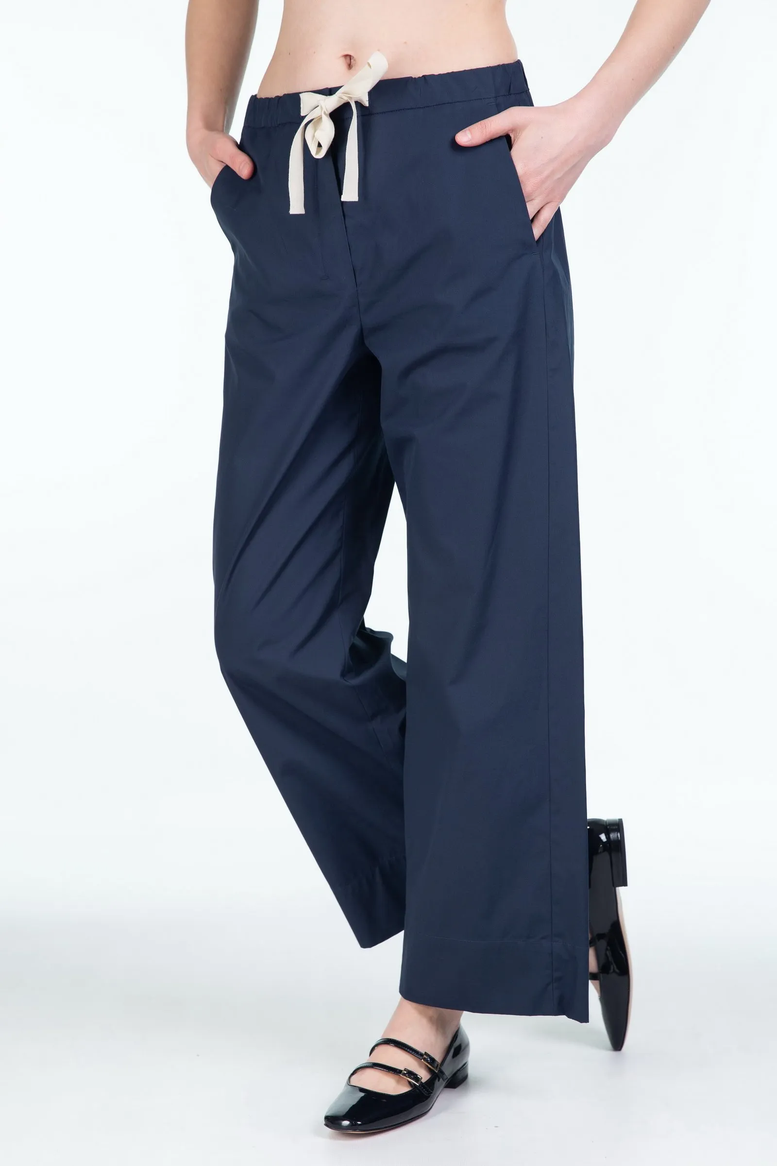 ‘S MAX MARA  pantalone  in  cotone ARGENTO