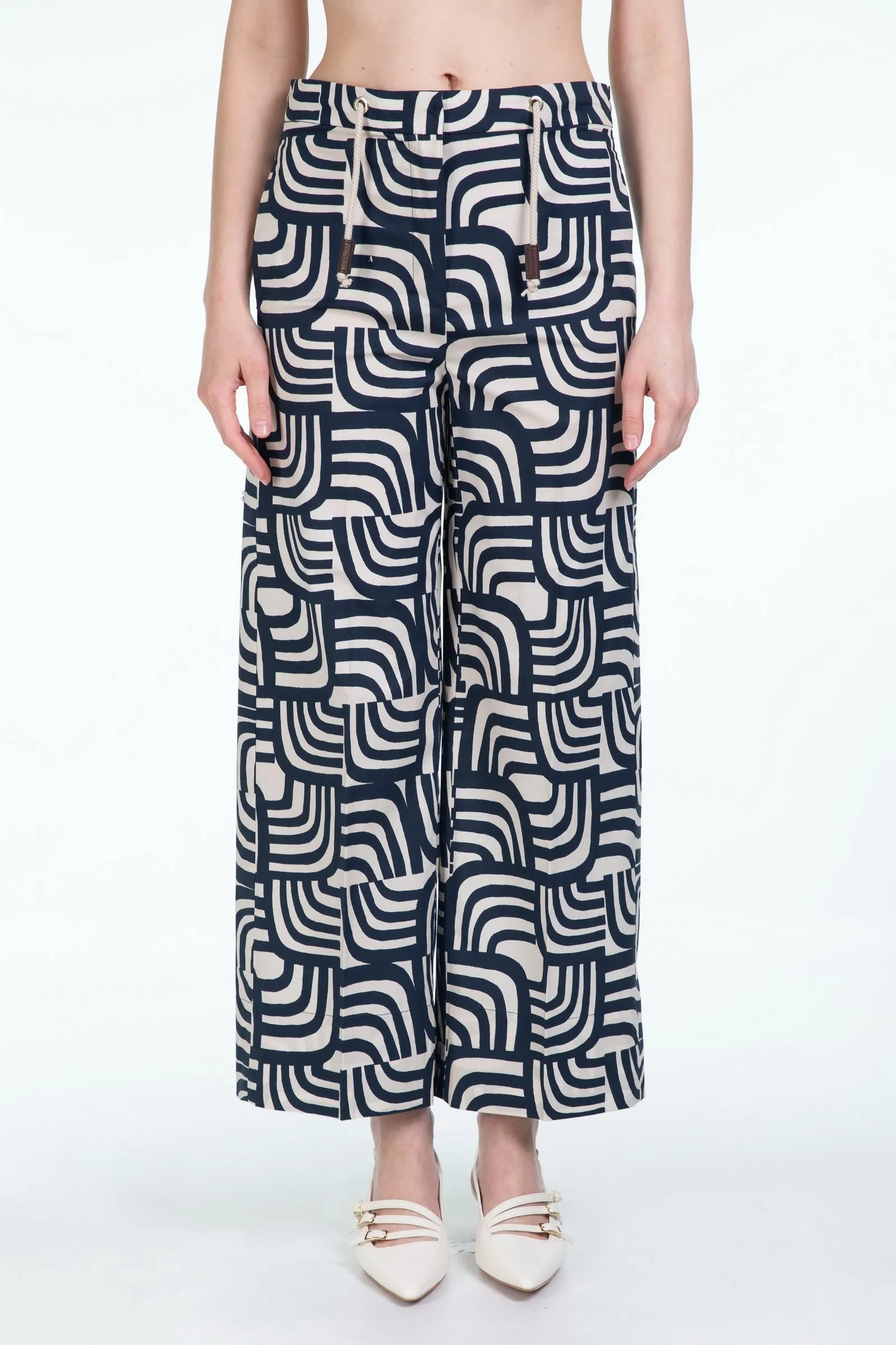 ‘S MAX MARA  pantalone  in popeline di cotone BELLA