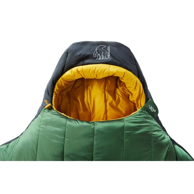 Sacco a pelo NORDISK Gormsson -20° L Mummy (verde carciofo)