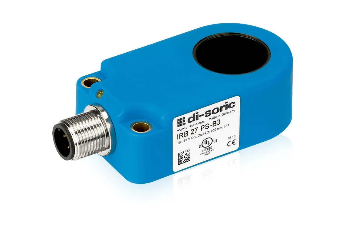 Sensore di prossimità induttivo Ad anello Di-Soric, M12, 10 → 35 V dc
