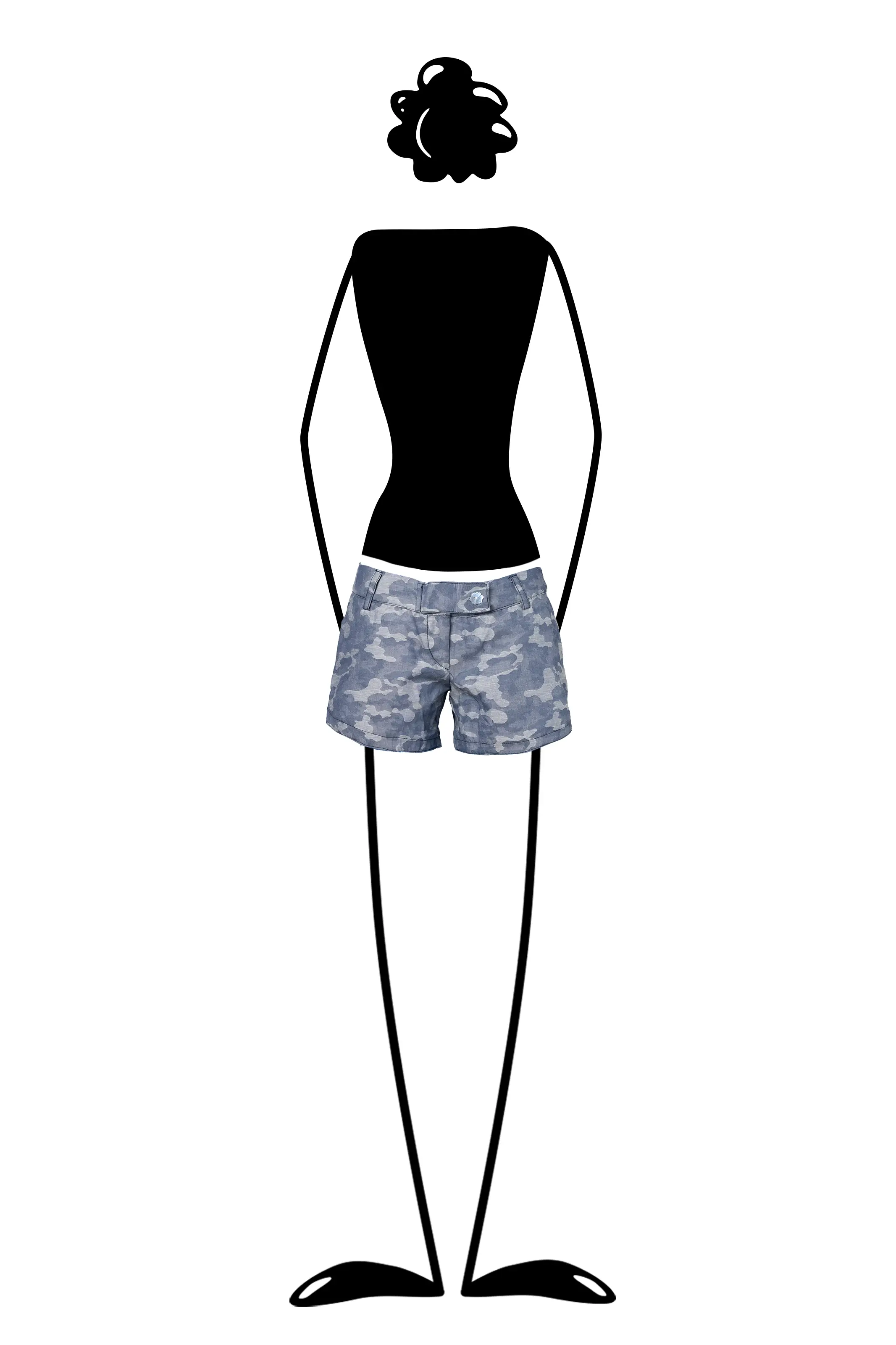 --Shorts Femme camo STEFFY-
