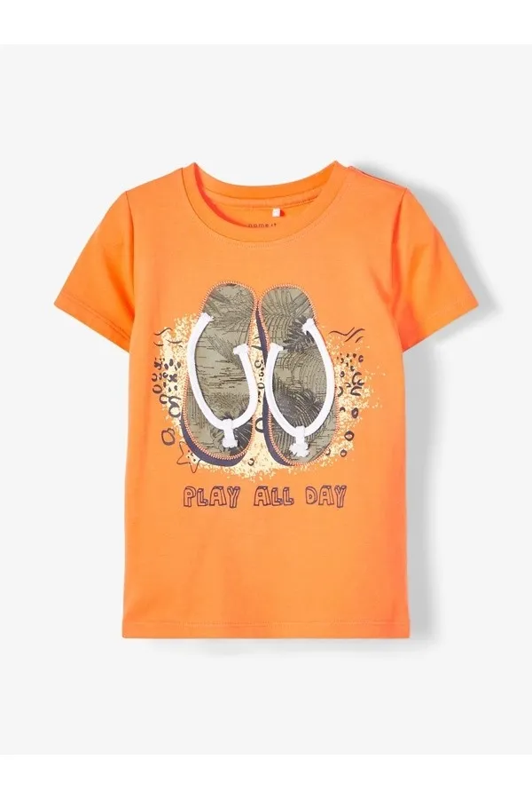 T-shirt Bambino Name It Arancione