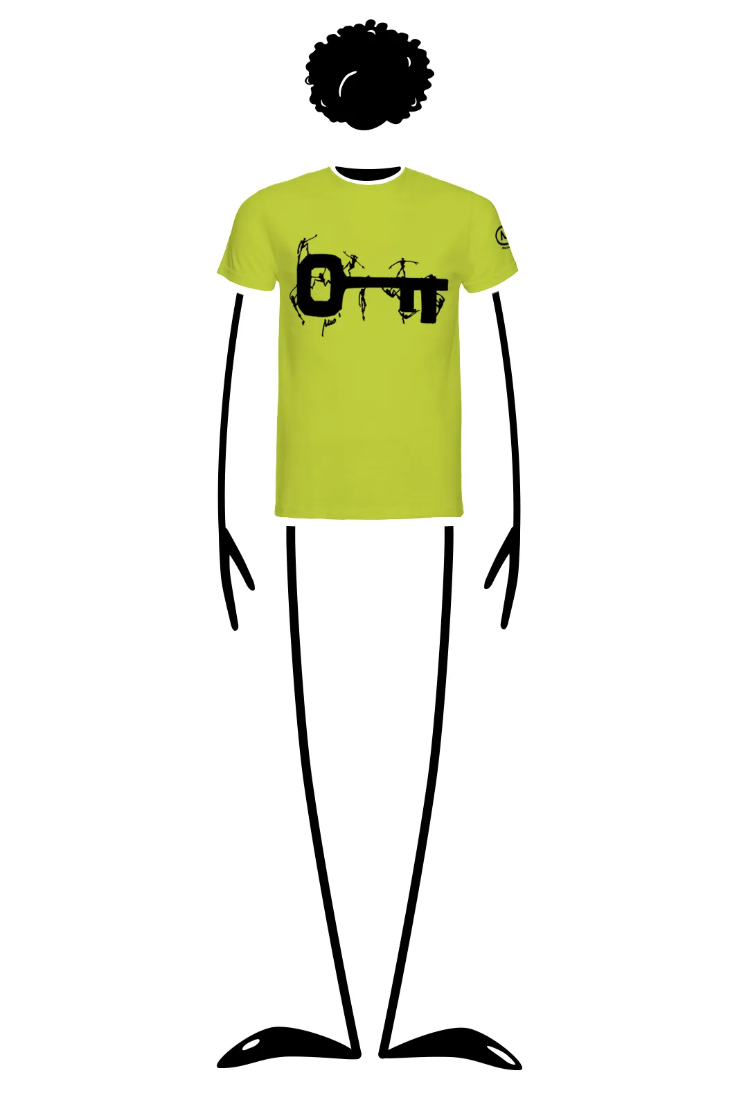 --T-shirt uomo “Key” HASH ORGANIC-