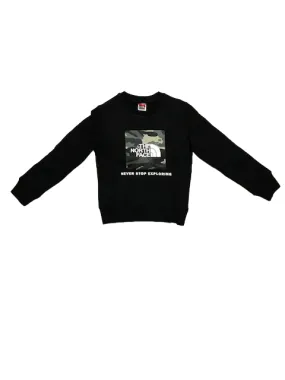 The North Face Felpa girocollo per ragazzi Teens Box Crew NF0A7X59JK31 black