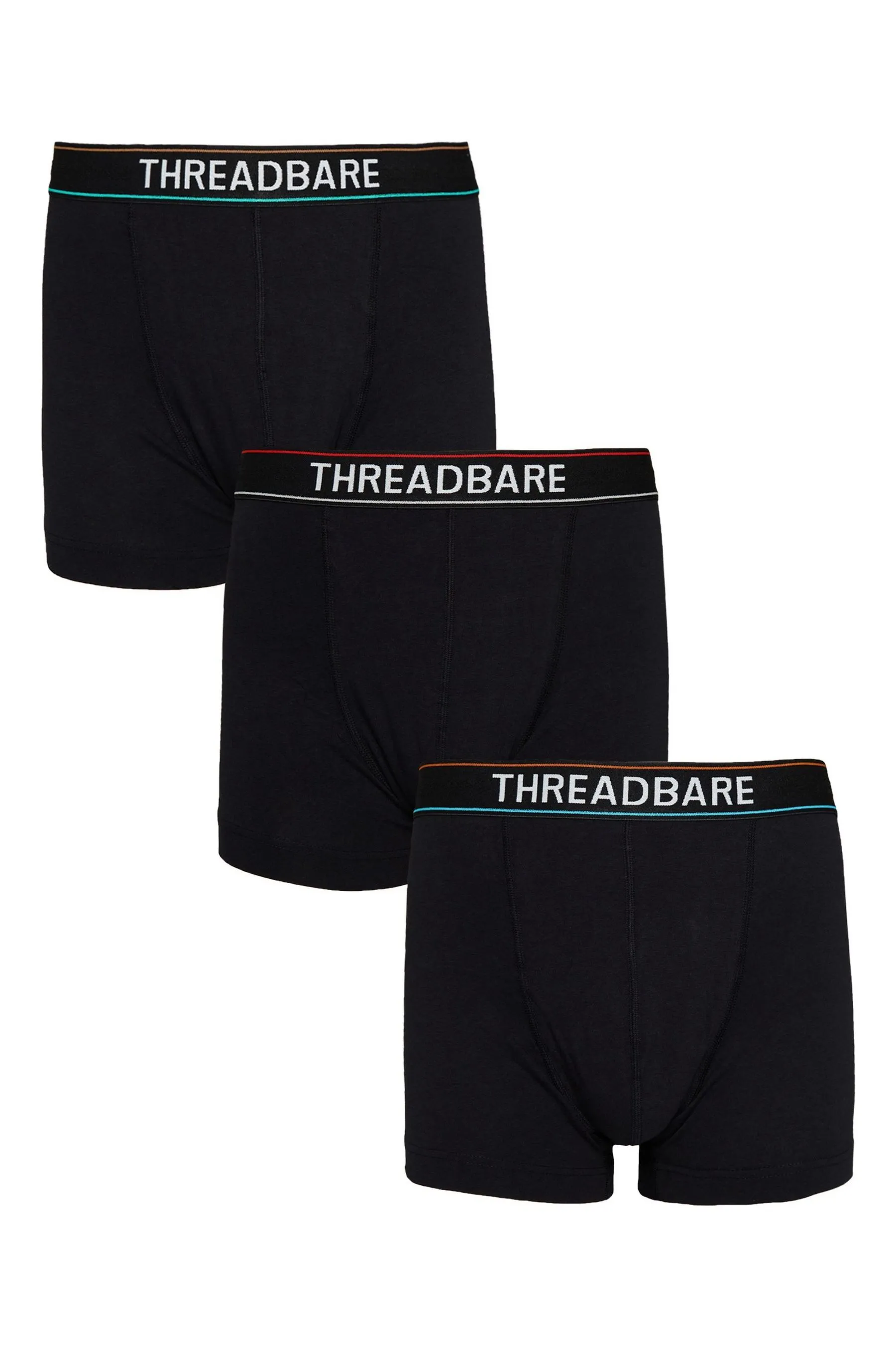 Threadbare Pacchetto da 3 Shorts Hipster    