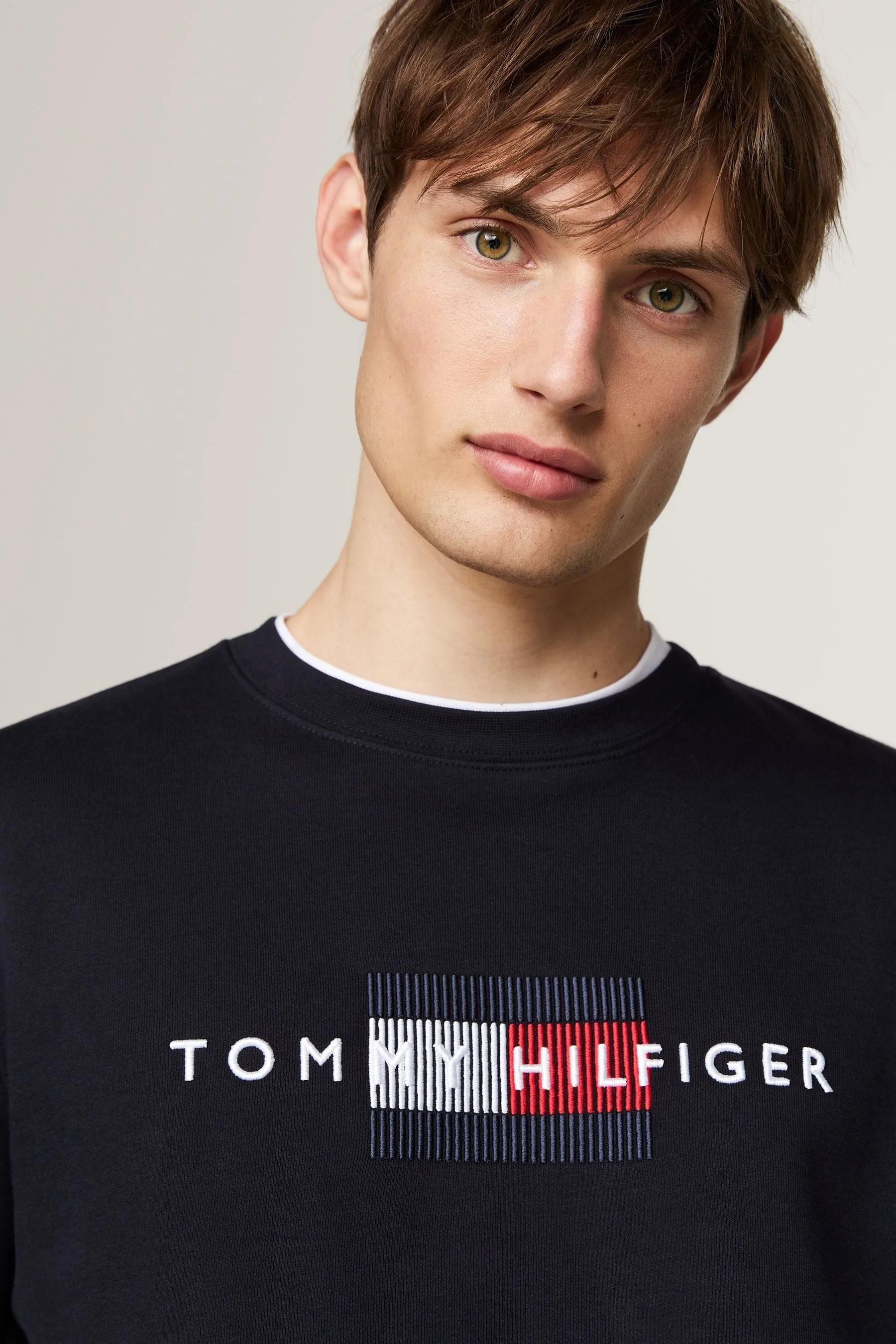 Tommy Hilfiger Flag Embroidered Sweatshirt    