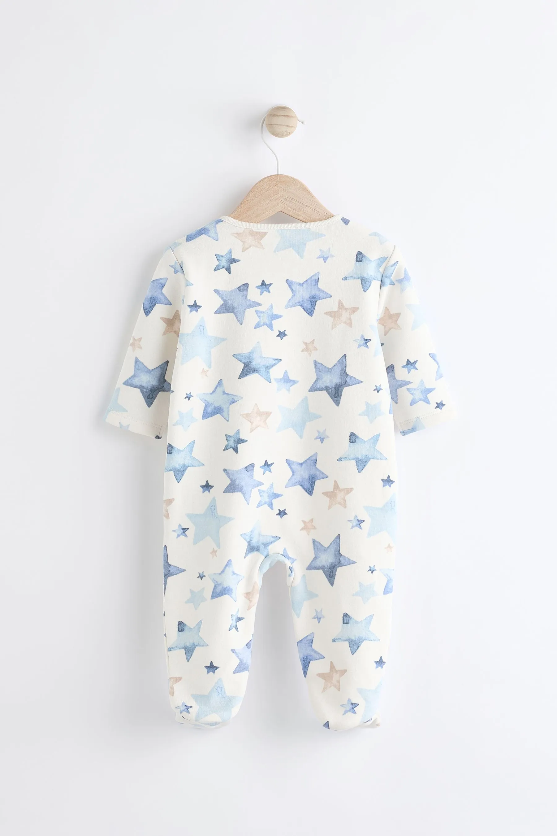 Two Way Zip Fleece Lined Baby Sleepsuit    